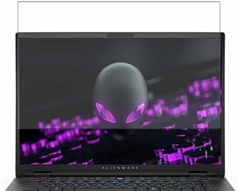 Puccy Tempered Glass Screen Protector Film, compatible with Dell ALIENWARE m16 R2 16"" Laptop (Active Area Cover Only) Protective Protectors Guard, Transparent