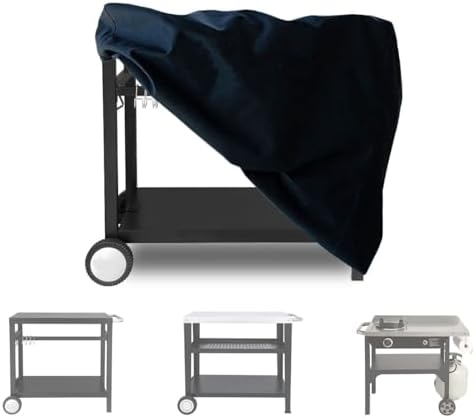 ZJYWSCH Cover for Royal Gourmet Dining Cart Prep Table, Regal GB2000, Pit Boss PB757GS, Cuisinart CPT-194 Prep Table, CGG-240 Grill Cover 40 inch Waterproof