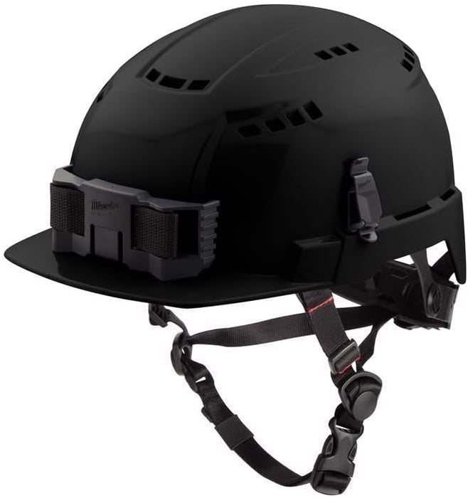 Milwaukee Bolt Ratchet Type II Class C Safety Helmet Black Vented