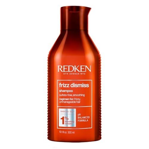 Redken Frizz Dismiss Sulfate-Free Shampoo For Frizzy Hair - Smooths Hair, Adds Shine & Manages Frizz