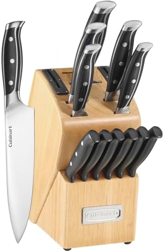 Cuisinart Nitrogen Infused with Built-In Sharpening Cutlery Block Set (15-Piece)
