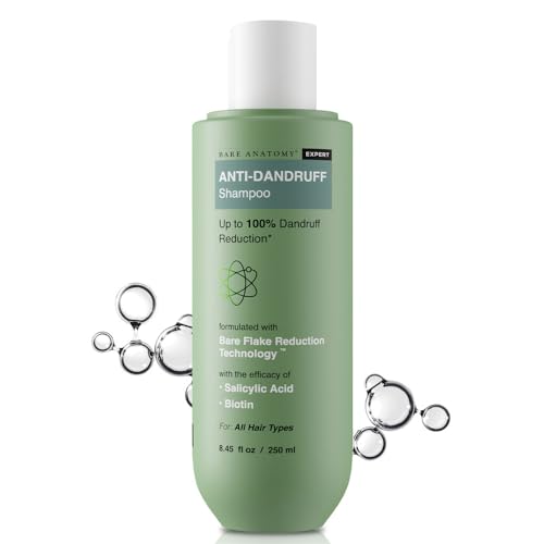 Bare Anatomy Expert Anti-Dandruff Shampoo Targets Oily Scalp And Sheds Dry Flakes Clears away dandruff flakes Relieves from excessive oil 8.4 Ounce