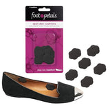 Foot Petals Spot Dot Cushion, Pressure Point Solution for Blister Relief, Rub Protection, Women's Heels, Pumps, Flats, 6pc, Black