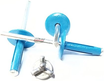 Blue 3/16" Aluminum Medium Head with Steel Mandrel Multi Grip Pop Rivets Fasteners .275 - .598 Grip Range