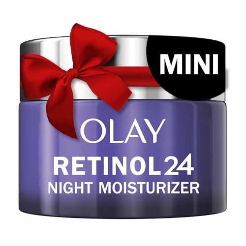 Olay Regenerist Retinol 24 + Peptide Night Face Moisturizer, Fragrance-Free, Trial Size 0.5 oz