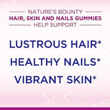 Nature's Bounty Optimal Solutions Hair, Skin & Nails with Biotin Strawberry Flavored - 80 Gummies, Pack of 5