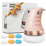 PIEARA Cellulite Massager Electric, Body Sculpting Machine with 6 Skin Friendly Washable Pads, Beauty Sculpt Massager for Belly Legs Arms（Orange）
