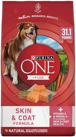 Purina ONE Natural, Sensitive Stomach Dry Dog Food, +Plus Skin & Coat Formula - 31.1 lb. Bag