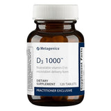 Metagenics D3 1000 - Vitamin D Supplement - Bone Density & Immune Support* - Tooth Integrity* - Non-GMO & Gluten Free - 120 Tablets