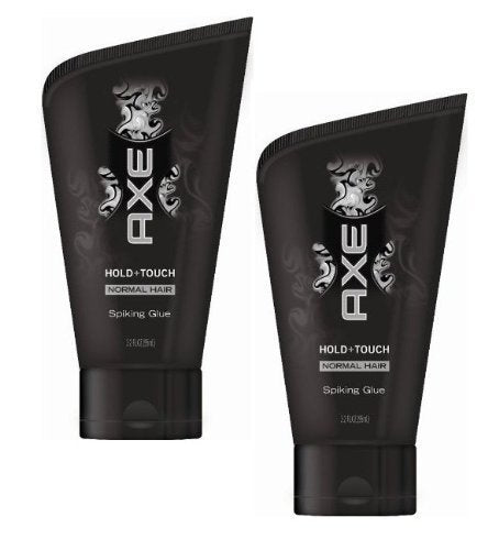 Axe Hold + Touch Spiking Glue, Normal Hair, 3.2 Oz/ 90 g, (2 PACK)