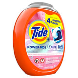 Tide Power PODs 2-in-1 Laundry Detergent Pods with Downy Soft Boosters, Lasting Freshness with April Fresh Scent, 45 Count, Tide Pods Laundry Detergent, Laundry Pods Detergent