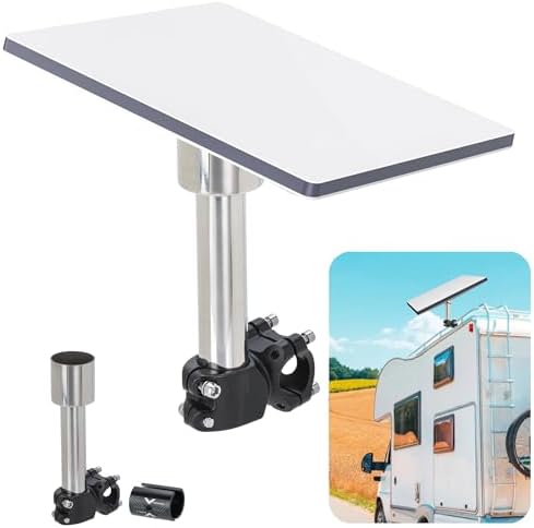 Starlink Mini Pole Clamp Mount Kit, Starlink Mini Rv Ladder Mount, Starlink Mini Roof Rack Mount, Starlink Mini Pole Clamp Mount with Pipe Range 0.9-1.3" for RV/Pole/Yacht/Camper