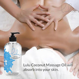 Lulu Massage Oil with Fractionated Coconut Oil.16 Ounce … (Coconut)