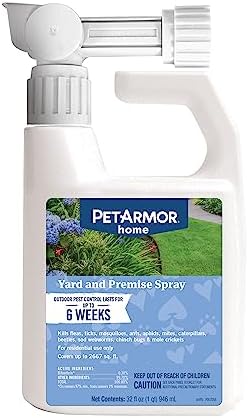 PetArmor Home Yard Spray for Dogs, Kills and Protects Against Fleas, Ticks, Mosquitoes, Ants, and Other Bugs, 32oz