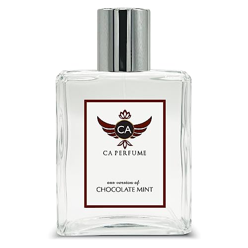 CA Perfume Impression of Chocolate Mint For Women & Men Replica Fragrance Dupes Eau de Parfum Spray Bottle 3.4 Fl Oz/100ml-X1