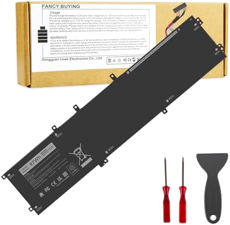 Fancy Buying 6GTPY Battery for Dell XPS 15 9560 9570 9550 7590 P56F P56F001 P56F002 Precision 5510 5520 5530 M5510 M5520 Vostro 7500 7590 GPM03 5XJ28 05XJ28 M2X4 5D91C 451-BBYB-TM 1P6KD 4GVGH