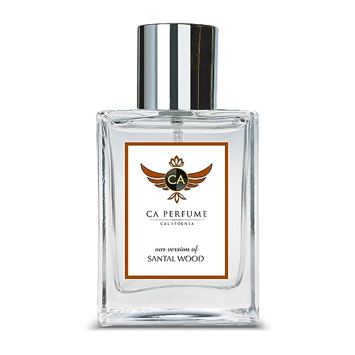 CA Perfume Impression of Santal Wood For Women & Men Replica Fragrance Dupes Eau de Parfum Spray Bottle 1.7 Fl Oz/50ml-X1