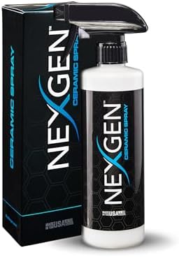 Nexgen Ceramic Spray Silicon Dioxide — Easy to Apply, Ceramic Coating Spray for Cars — Professional-Grade Protective Sealant Polish for Cars, RVs, Motorcycles, Boats, and ATVs — 16oz