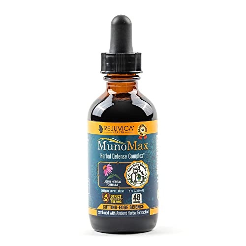 MunoMax - Advanced Immune Support Supplement - Liquid Delivery for Better Absorption - Echinacea, Astragalus, Reishi, Goldenseal, Elderberry & More!