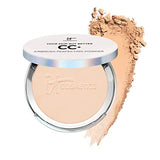 IT Cosmetics CC+ Airbrush Perfecting Powder Foundation - Buildable Full Coverage Of Pores & Dark Spots - Hydrating Face Makeup with Hydrolyzed Collagen & Niacinamide - Light - 0.33 Oz