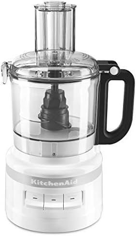 KitchenAid 7-Cup Food Processor KFP0718WH, White (Renewed)