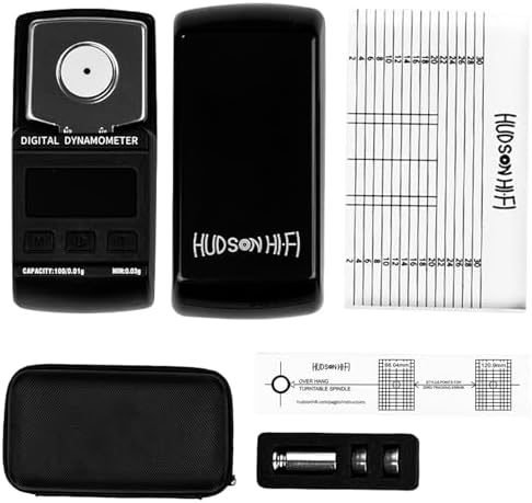 Turntable Cartridge Alignment 3-pc Kit w/Premium PE Case-Vertical Tracking Angle Block for DJ Turntable & Phono Cartridge,Turntable Stylus Digital Scale,Tonearm Cartridge - Record Player Accessories