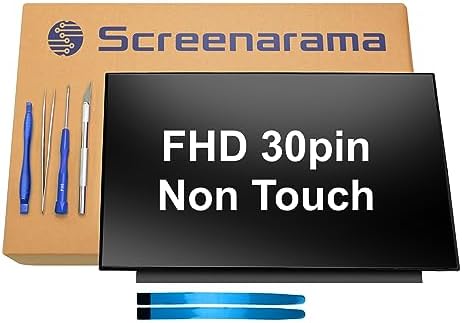 SCREENARAMA New Screen Replacement for N156HCA-EAB, FHD 1920x1080, IPS, Matte, LCD LED Display with Tools