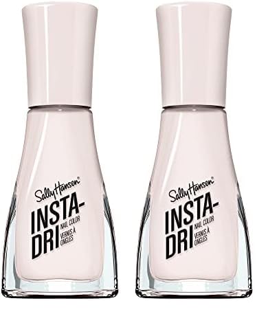 Sally Hansen Insta-Dri® Pink Pursuit, Color Nail Polish, 0.31 Fl Oz, Quick Dry, Pink Nail Polish, Dries in 60 Seconds, Contoured Brush, No Smudge, 3-in-1 Formula (Pack of 2)