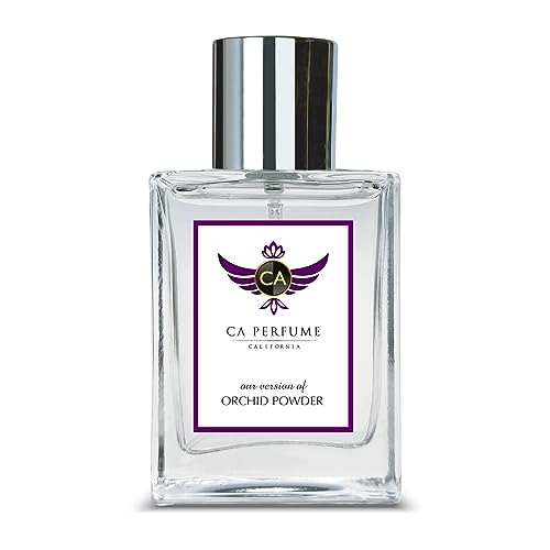 CA Perfume Impression of Orchid Powder For Women & Men Replica Fragrance Dupes Eau de Parfum Spray Bottle 1.7 Fl Oz/50ml-X1