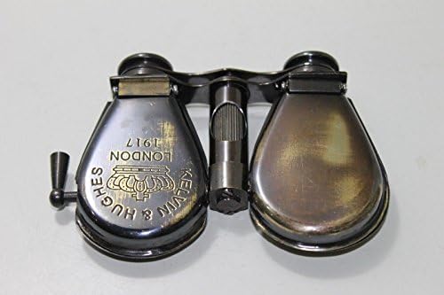 Aaban Nautical Kelvin & Hughes London 1917 Brass Opera Glasses Pocket Folding Binocular
