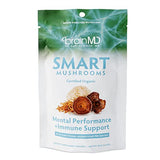 BRAINMD Dr Amen Smart Mushrooms - 3.2 oz - Mental Performance + Immune Support - Vegan, GMO Free, Gluten Free - 30 Servings