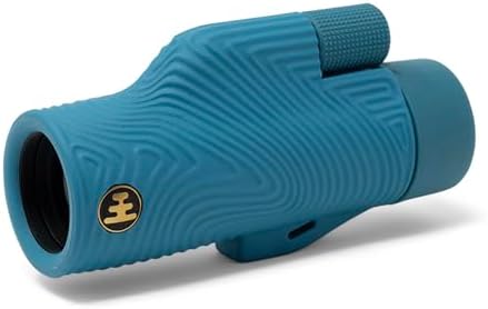 Nocs Provisions Field Tube 8x32 Waterproof Monocular, 8X Magnification Telescope, Bak4 Prism, Wide Field of View for Bird Watching, Backpacking & Wildlife Viewing - Corsican Blue