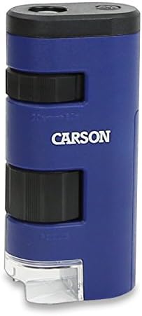 Carson Pocket Micro 20x-60x LED Pocket Microscope Handheld STEM Toy (MM-450)