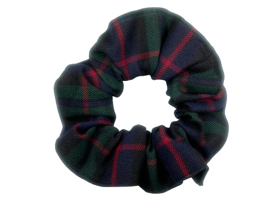 School Uniform Plaid/School Uniform Plaid Scrunchies/Soft Hair Scrunchies/Uniform Scrunchies/Girls and Women Accessories (Plaid 98)