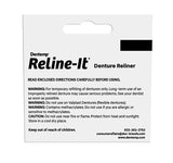 DENTEMP Denture Reline Kit - Advanced Formula Reline It Denture Reliner - Denture Kit to Refit and Tighten Dentures for Both Upper & Lower Denture