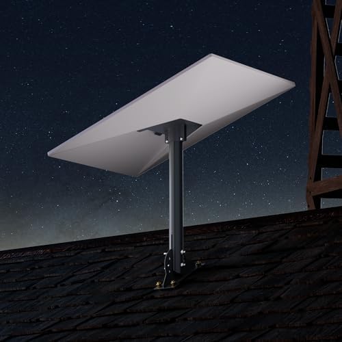 for Starlink Gen 3 Mount Kit Pivot Roof Mount for Starlink Gen 3, Adjustable Pole Mount 16" for V3 Standard Dish Kickstand Roof Wall Mounting, Starlink Accessories
