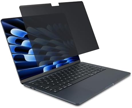 Kensington MP15 Magnetic MacBook Air Privacy Screen for 15 inch MacBook Air (2023-2024, M2, M3), Removable Laptop Privacy Filter, Anti Glare Blue Light MacBook Mac Screen Protector