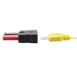 Klein Tools 69142 K Type Thermocouple, High Temperature Thermocouple Measures 32 to 896 Degrees, with Adapter