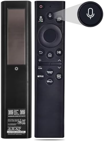 Replacement for Samsung Smart TV Remote,Voice Control Compatible with 2022 BN59-01385B(Solar Version),for Most 2018 to 2022 Smasung Crystal UHD QLED The Frame QLED 4K 8K Smart TVs