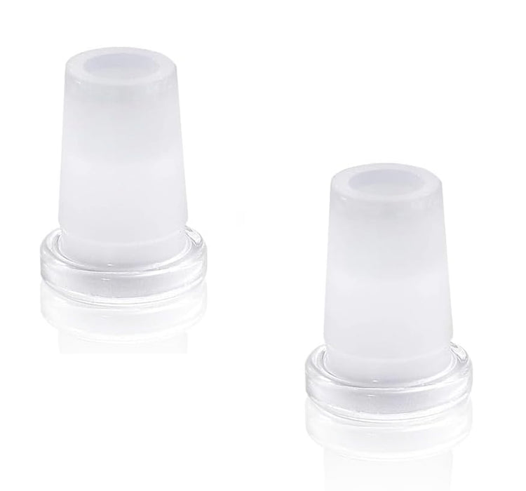 Glass Tube Pipe Joint Adapter Connector 10/14 and 14/18 Joint Sizes for Chemistry Laboratory Set Up (2, 10/14 Joint)