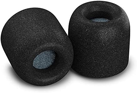 Comply Memory Foam Replacement Earbud Tips for Beats Powerbeats Pro, Beats Flex, Beats X, Powerbeats 1, 2, 3| Ultimate Comfort, Secure Fit, Superior Noise Isolation | Black, Medium (3 Pairs)