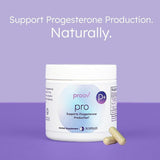 Proov Pro, Natural Fertility Supplement to Support Progesterone Production for Women | Ashwagandha, Maca Root, Vitex Berry (Chasteberry) | 30 Herbal Capsules | Menopause Supplement