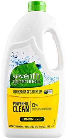 Seventh Generation Dishwasher Gel Lemon 2-pack; 42 Oz Each.
