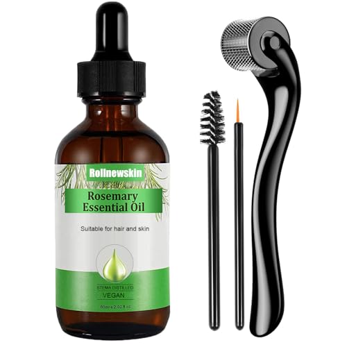 Rosemary Oil for Hair Growth, Beard, Eyelash Nourishment, and Skin Care - Natural Essential with Aromatic Experience(2.02 Fl Oz)