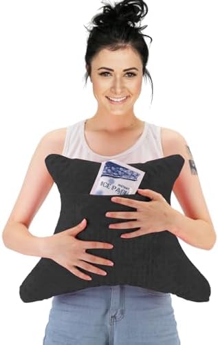 Hysterectomy Pillow with Pocket, Hysterectomy Recovery Abdominal Pillow, Post Surgery Pillow for Abdomen, C-Section Recovery Pillow, Mastectomy, Tummy Tuck, Hernia, Abdominal Surgery Must Haves