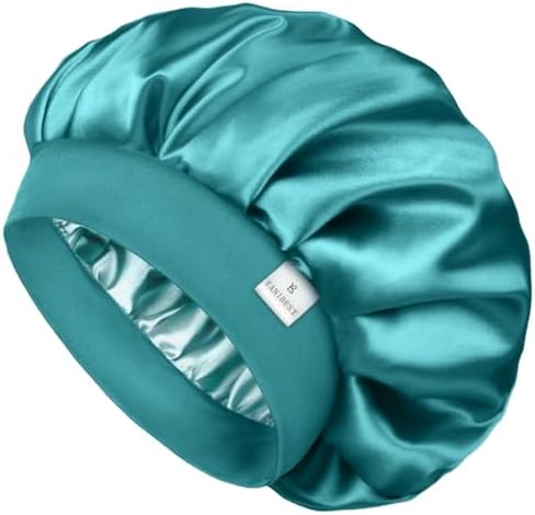 YANIBEST Bonnet for Men Hair Bonnet for Sleeping Double Layer Satin Bonnets for Black Women Curly Hair Braids