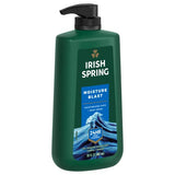 Irish Spring Moisture Blast Moisturizing Men's Body Wash, 30 Oz Pump (Pack of 4)