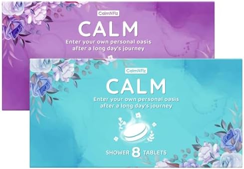 Shower Steamers 8 Scents - Shower & Bath Bombs with Organic & Natural Fragrances for Teens and Adults - Birthday, Christmas Day Gift for Women Who Have Everything（Green + Purple）