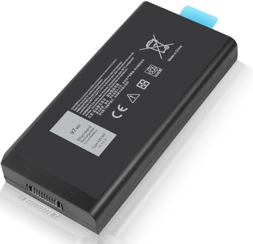 CJ2K1 X8VWF 97Wh Laptop Battery for Dell Latitude 14 Rugged 5404 5414 E5404 Extreme 7404 7414 E7404 Series P45G P45G002 P46G P46G001 P46G002 DKNKD 5XT3V VCWGN XN4KN XRJDF YGV51 4XKN5 453-BBBE 453-BBBD