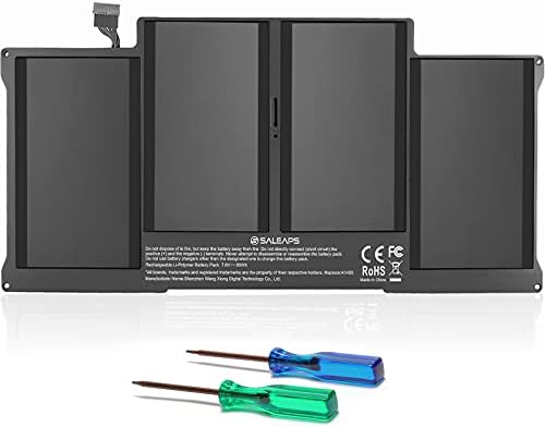 A1466 Replacement Battery for MacBook Air 13 inch 2017, Early 2015 Early 2014, Mid 2013 Mid 2012 Mid 2011, Late 2010 7200mAh 7.6V Fits A1369 A1405 A1496 A1377